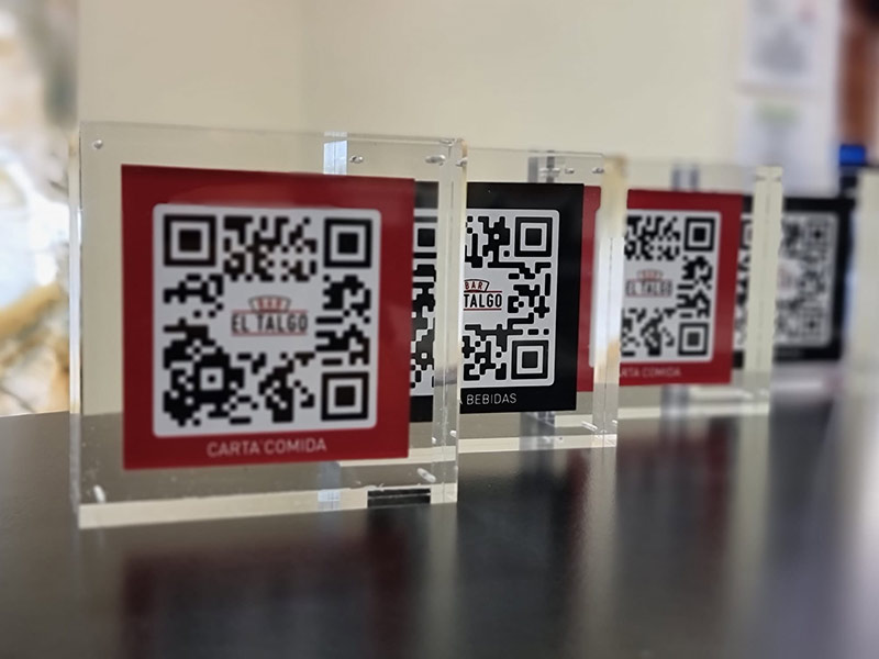 Soportes para QR's Madrid | Rótulos Ibiza